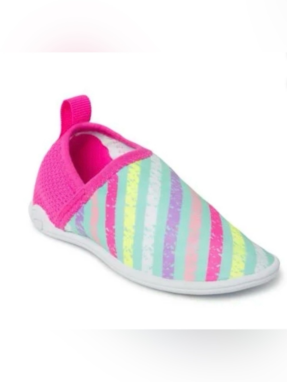 Speedo Kids Water Shoes with Pink and Stripes